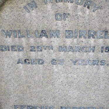 BIRRELL William -1939