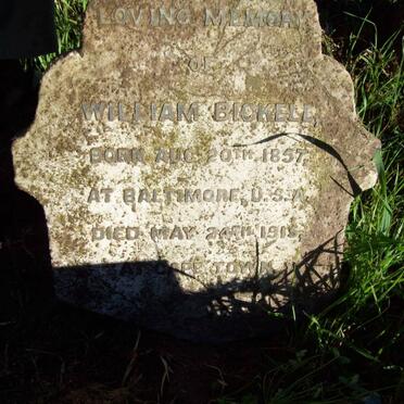 BICKELL William 1857-1915