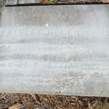 BOTHA Kathlee Helen Gordon nee BARTLETT  -1973