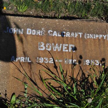 BOWER John Dore Calcraft 1932-1953