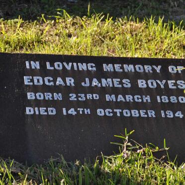 BOYES Edgar James 1880-1944