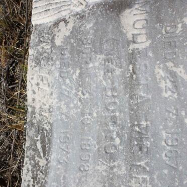 MEYER Modesta nee BOERO 1898-1973