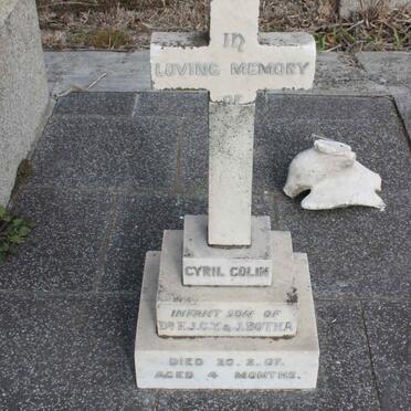 BOTHA Cyril Colin -1907