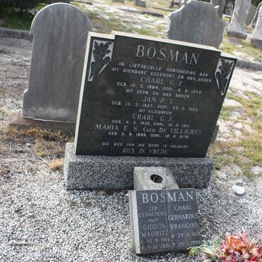 BOSMAN :: DE VILLIERS 