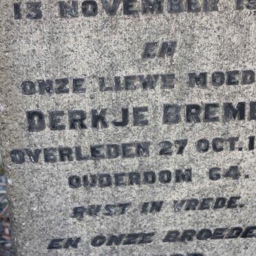 BREMER Derkje -1940