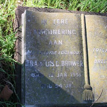 BRUWER Francois D. -1951