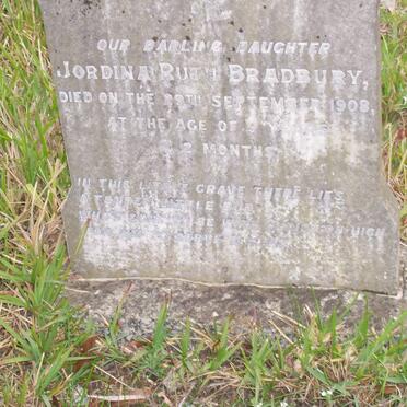 BRADBURY Jordina Ruth -1908