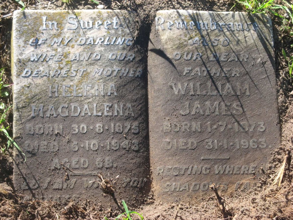 BOLTMAN William James 1873-1963 & Helena Magdalena 1875-1943