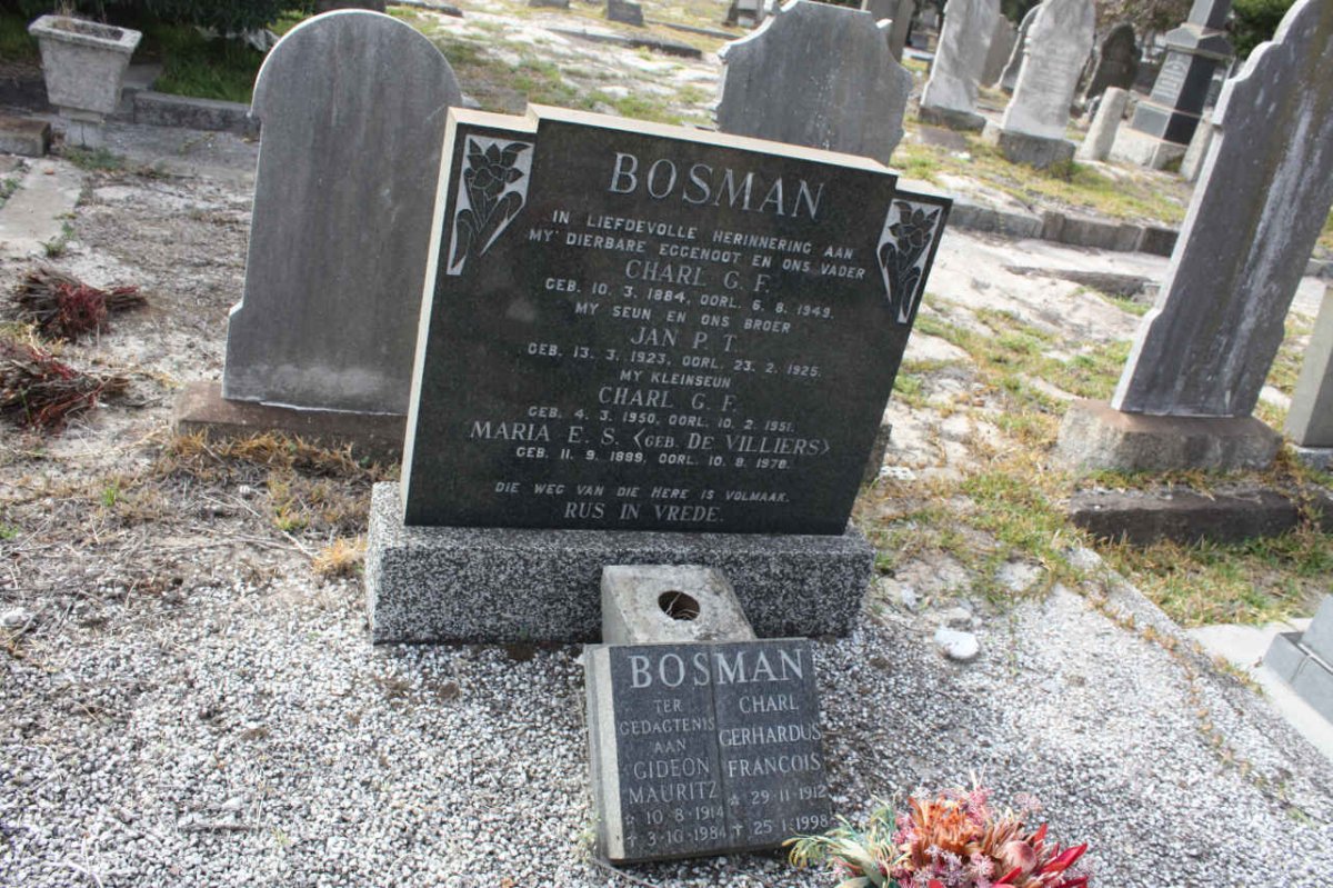 BOSMAN :: DE VILLIERS