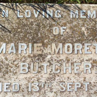 BUTCHER Marie Moreton  -1934