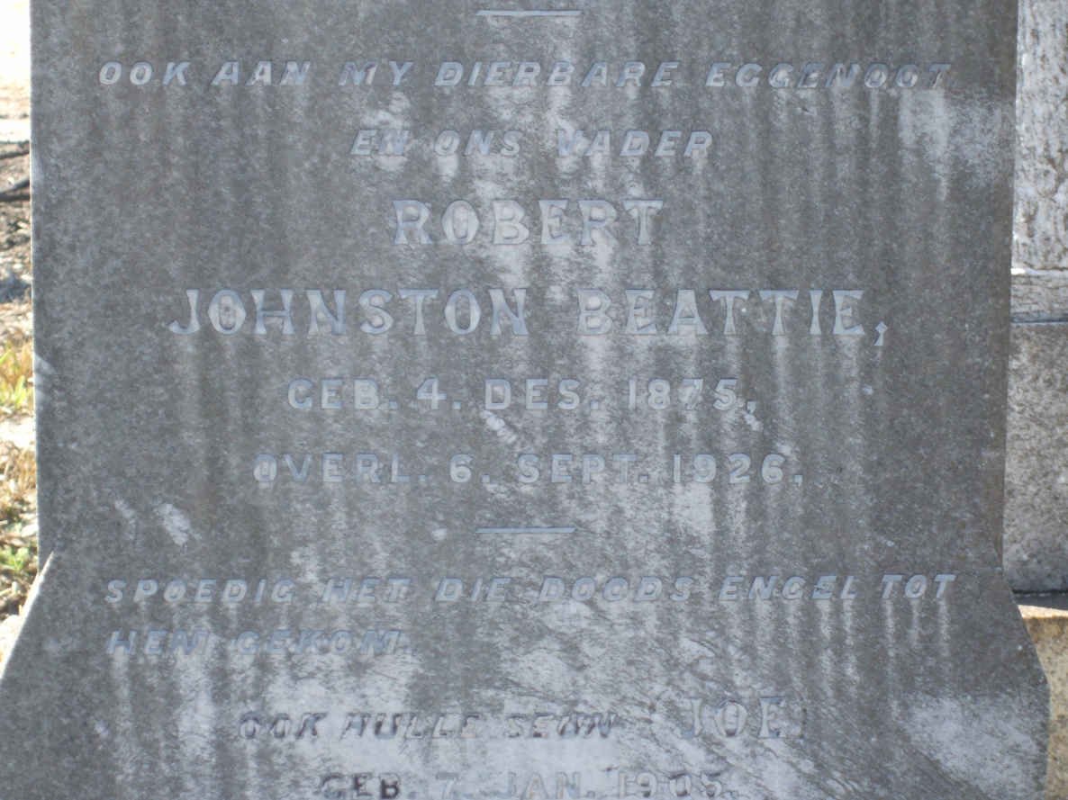 BEATTIE Robert Johnston 1875-1926