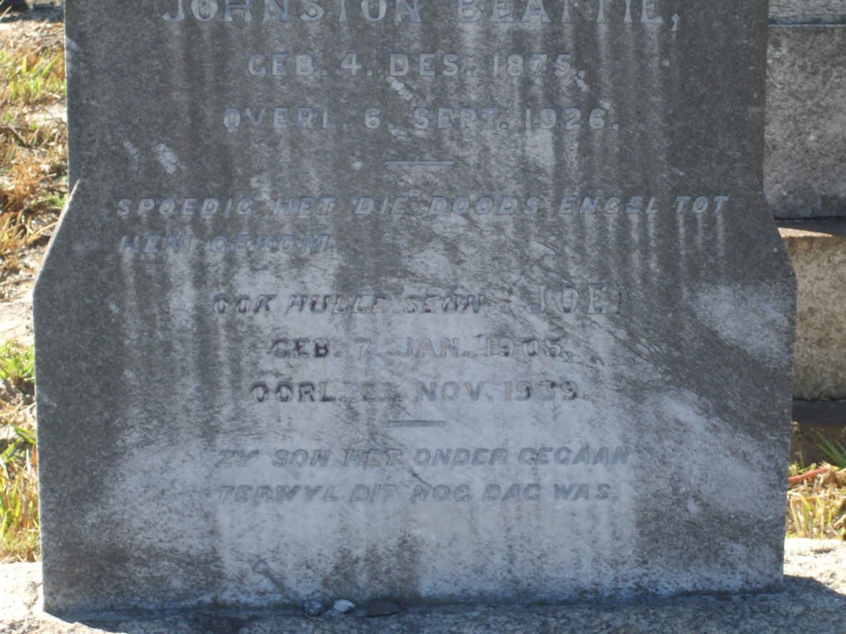 BEATTIE Joe 1905-1939
