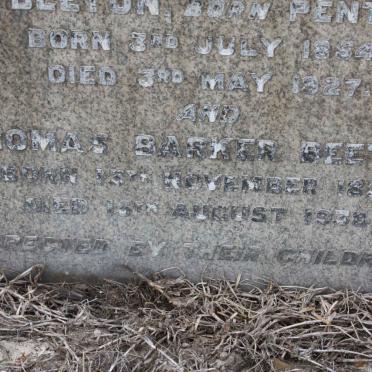 BEETON Thomas Barker 1858-1953