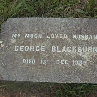 BLACKBURN George -1925