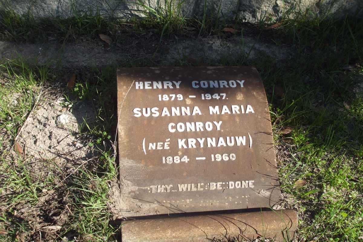 CONROY Henry 1879-1947 &amp; Susanna Maria KRYNAUW 1884-1960