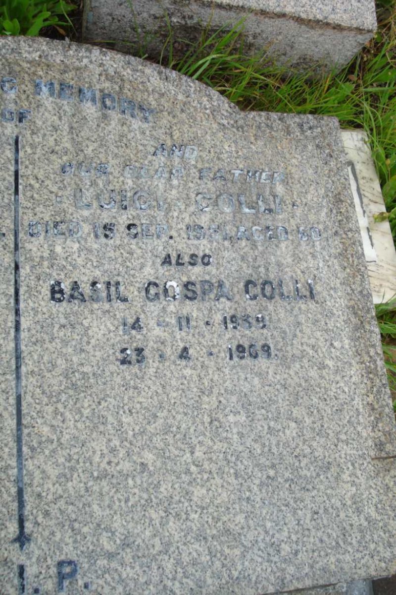 COLLI Luici -1951 :: COLLI Basil Cospa 19?9-1969