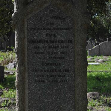 COLLER Paul Johannes, van 1859-1927 &amp; Cornelia Sophia 1864-1957