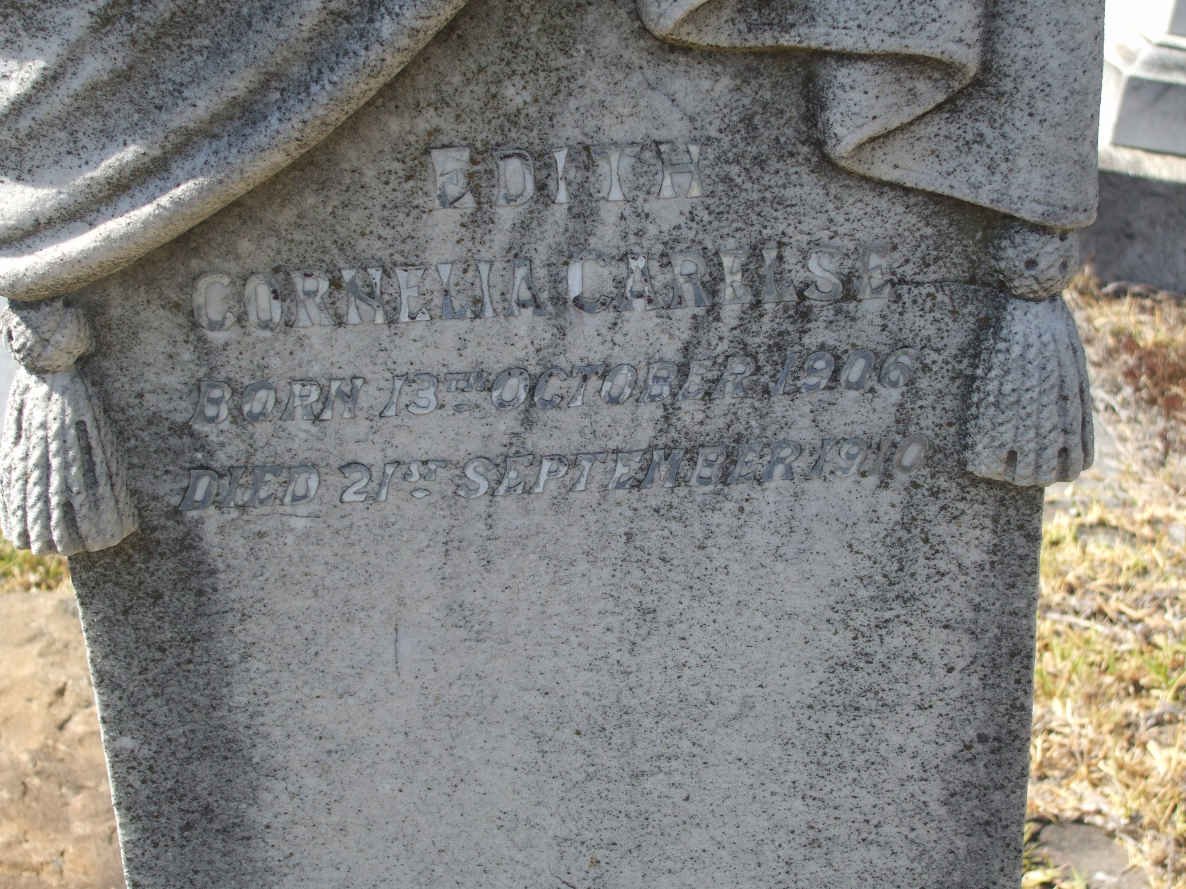 CARELSE Edith Cornelia 1906-1910