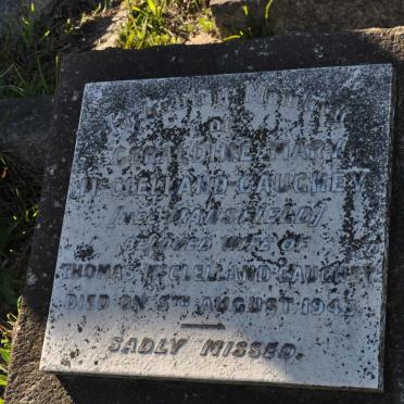 CAUGHEY Geraldine Mary, McCLELLAND nee MANSFIELD -1943