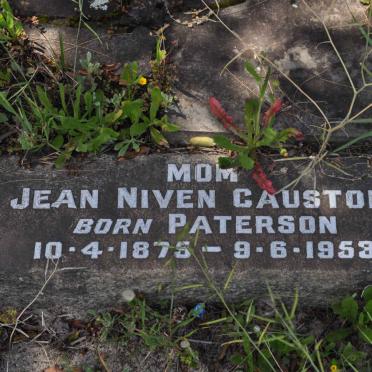 CAUSTON Jean Niven nee PATERSON 1875-1953