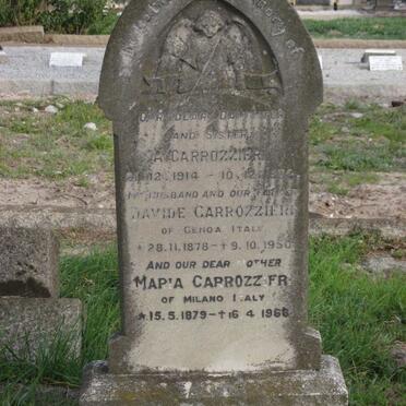 CARROZZIERI Davide 1878-1950 &amp; Maria 1879-1966 :: CARROZZIERI A. 1914-1934