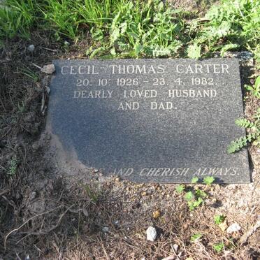 CARTER Cecil Thomas 1926-1982