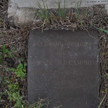 CAMPION ?.H. -196?