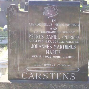 CARSTENS Petrus Daniel 1923-1965 :: CARSTENS Johannes Marthinus Maritz 1922-1993