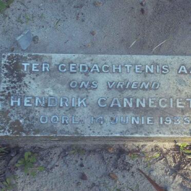 CANNEGIETER Hendrik -1935