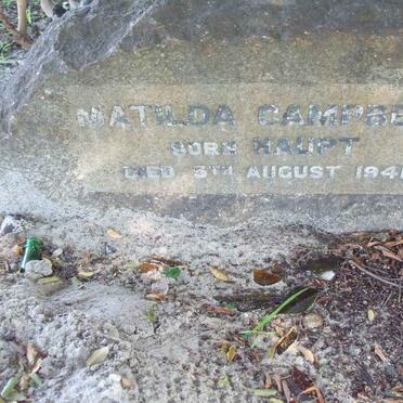CAMPBELL Matilda nee HAUPT -1941