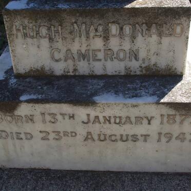 CAMERON Hugh MacDonald 1873-1942