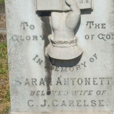 CARELSE Sarah Antonetta 1849-1893