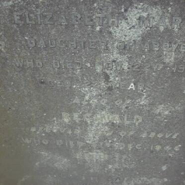 CAFFNEY William -1951 &amp; Frances Elizabeth -1924 :: ? Reginald 1946 &amp; Elizabeth Mary CAFFNEY -1925