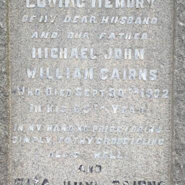 CAIRNS Michael John William -1902