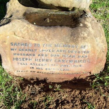 CARTWRIGHT Joseph Henry -1934