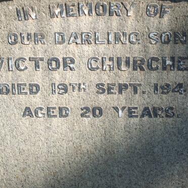 CHURCHER Victor -1943