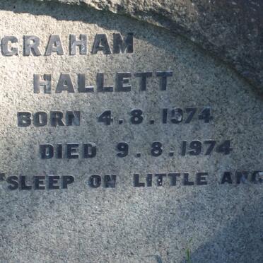HALLETT Graham 1974-1974