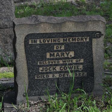 COWIE Mary -1922