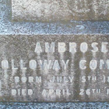 COMFORT Ambrose Holloway 1862-1905