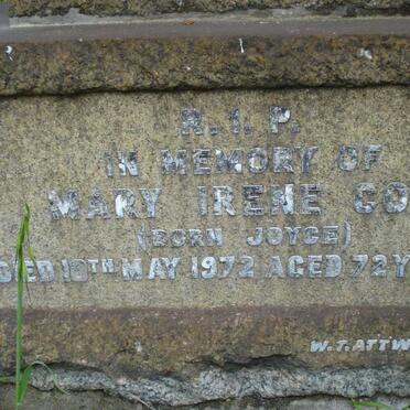 COX Mary Irene nee JOYCE -1972
