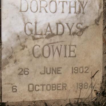 COWIE Dorothy Gladys 1902-1984