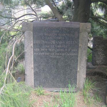 CORNELISSEN Helena Johanna nee LE GRANGE 1928-1959