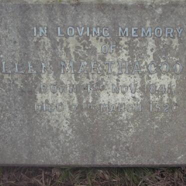 COOPER Ellen Martha 1841-1920
