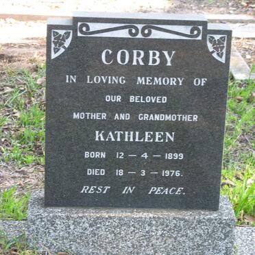 CORBY Kathleen 1899-1976