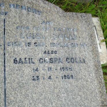 COLLI Luici -1951 :: COLLI Basil Cospa 19?9-1969