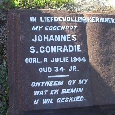 CONRADIE Johannes S. -1944
