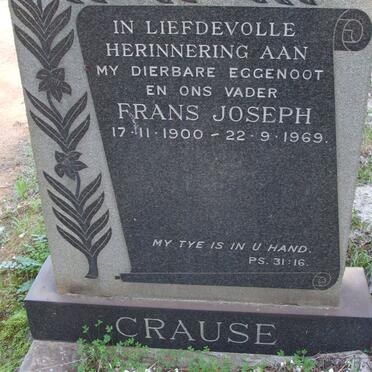 CRAUSE Frans Joseph 1900-1969