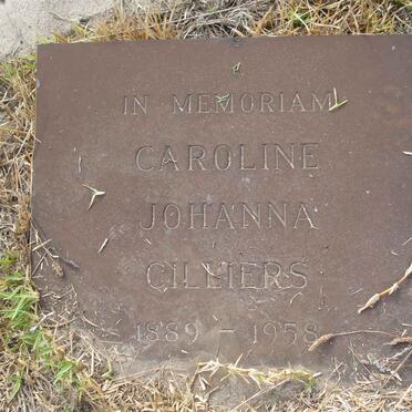 CILLIERS Caroline Johanna 1889-1958
