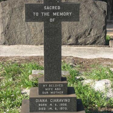 CIAROVINO Diana 1906-1970