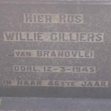CILLIERS Willie -1945
